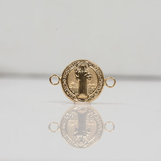 18K YG Saint Benedict Ironwork / 1.04gr / 0.5in /