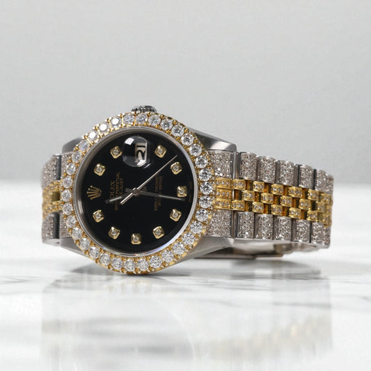 Watch Rolex Two Tone / 36mm / Natural Diamonds