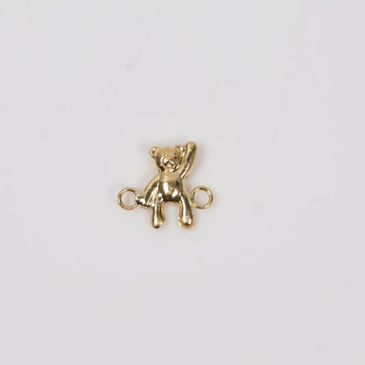 18K YG Bear Ironwork / 0.38gr / 0.4in /