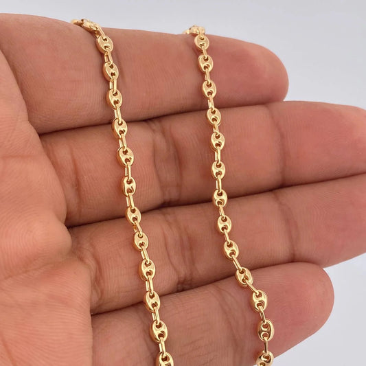 18K Yellow Gold Gc Chain / 5gr / 3.7mm / 18in