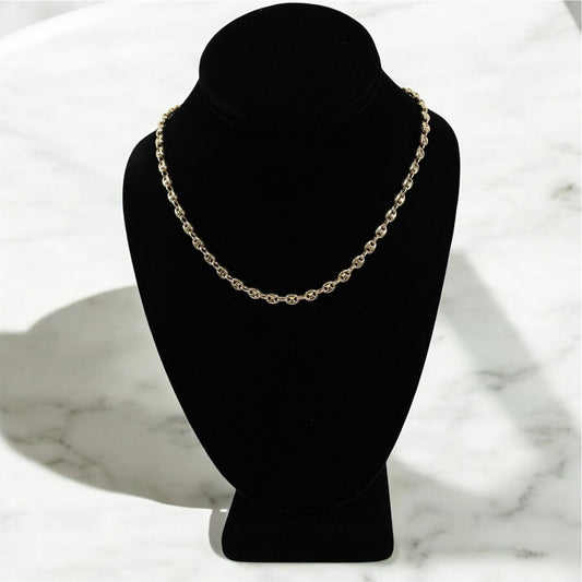 10K YG Gc Link Chain / 9.7gr / 5mm / 16in