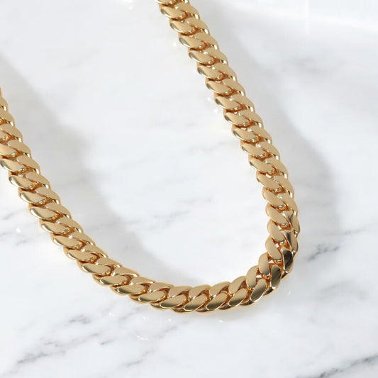 10K YG CL Cuban Links Chain / 184.5gr / 11.9mm / 20in /