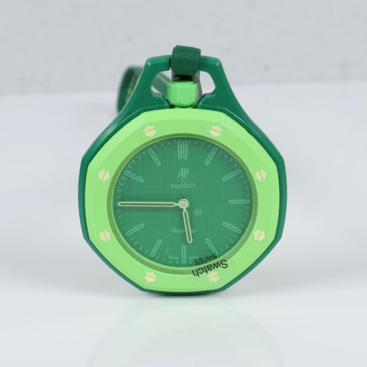 Swatch X Audemars Piguet Bioceramic Royal Pop Green Eight Watch / 40mm