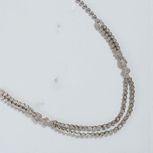 14K WG Diamond Luxury Chain / 20.75gr / 2.7mm / 17in / D-1.75Ct