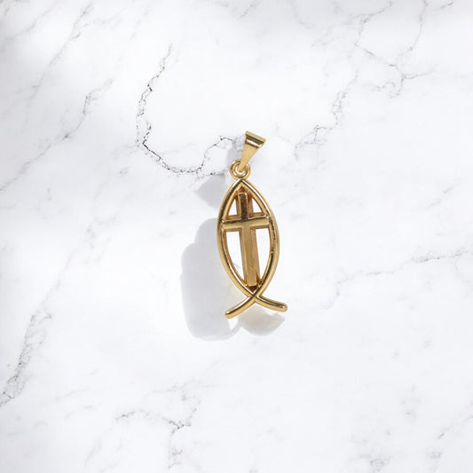 Cross Pendant 14K Yellow Gold / 1.3gr