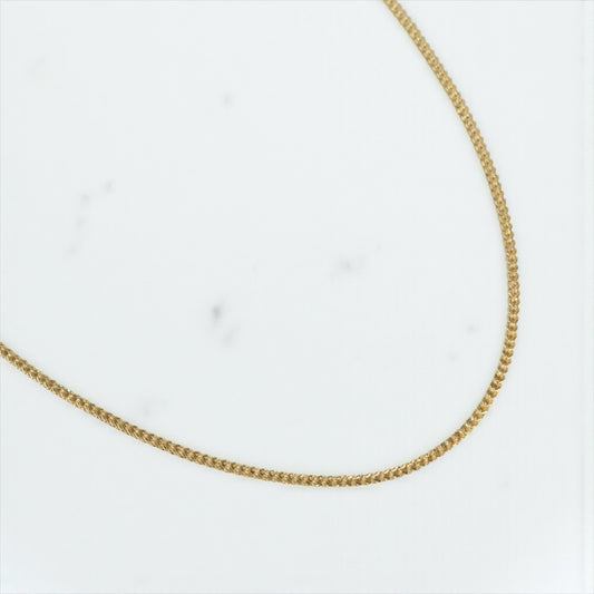 10K YG Franco Link Chain / 4gr / 1.7mm / 24in /