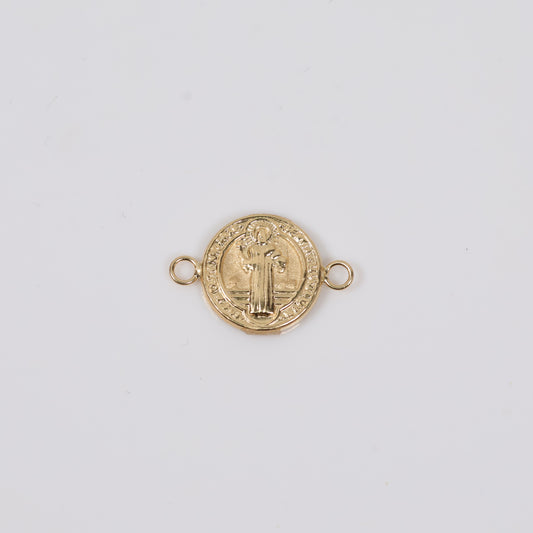 18K YG Saint Benedict Ironwork / 1.04gr / 0.5in /