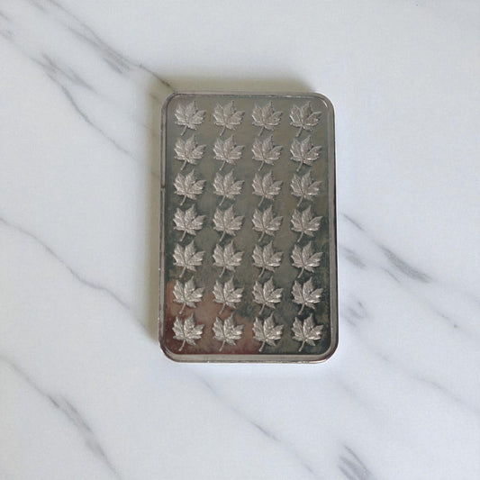 Silver 100 Mills Maple Bar / 1oz / /