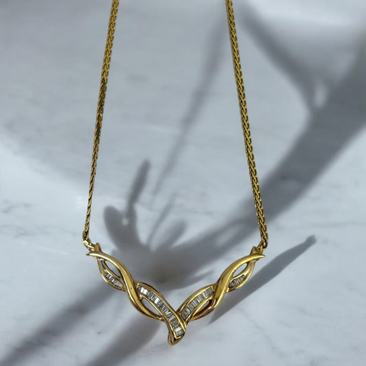 10K Yellow Gold Diamond Luxury Chain Ct Dia / 7.7gr / 1.9mm / 16in