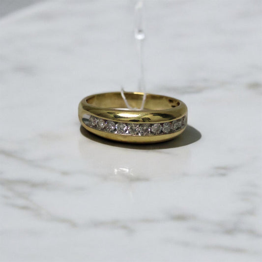 Ring Luxury 10K YG CT DIA Size Sz 13 1/2 Weight 4.6Gr