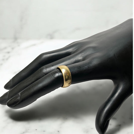 14K Yellow Gold Fashion Ring / 5.5gr / Size 5.5