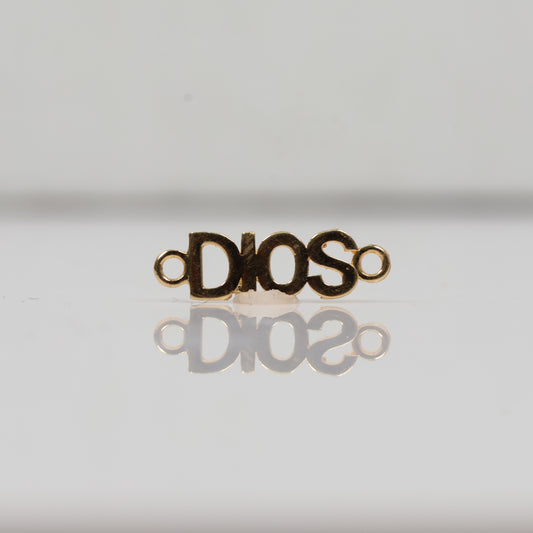 18K YG Silhouette Dios Ironwork / 0.45gr / 0.6in /