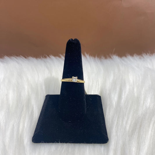 14K Yellow Gold Diamond Luxury Engagement Ring Ct Dia Wd / 3.7gr / Size 7.5