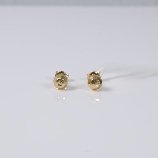 14K Yellow Gold Fashion Stud Earrings / 1.2gr