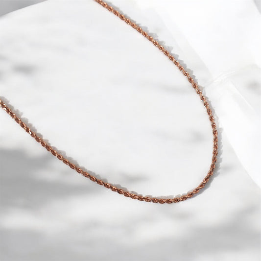 10K RG Rope Chain / 5.56gr / 1.8mm / 16in