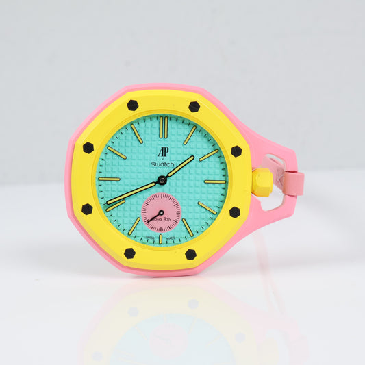 Swatch X Audemars Piguet Bioceramic Royal Pop Otg Roz / 40mm /