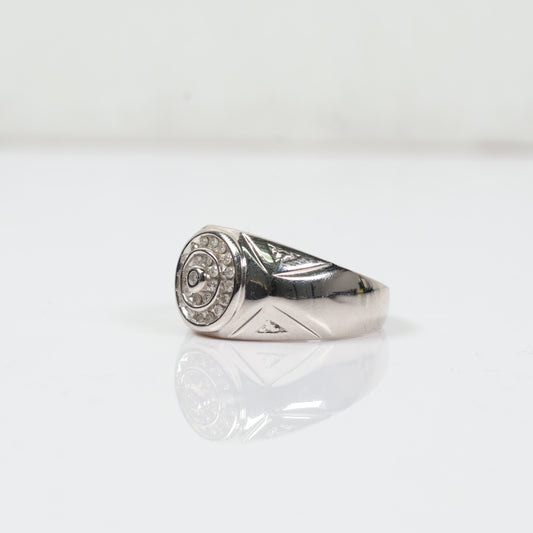 14K WG Diamond Luxury Engagement Ring / 4.5gr / Sz 10 1/4 / Wt Dia