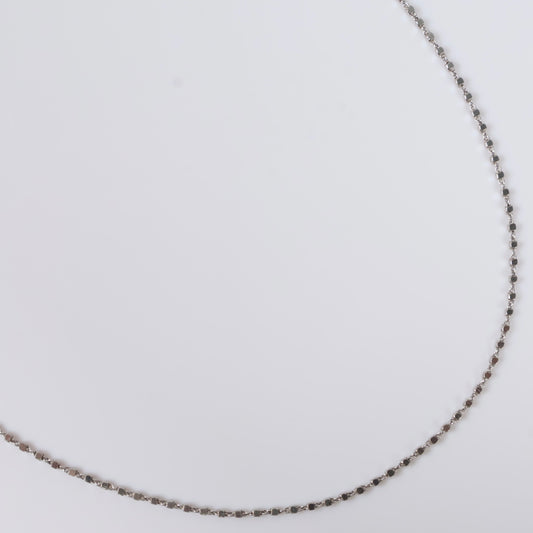 14K White Gold Luxury Chain / 3.2gr / 1mm / 18in