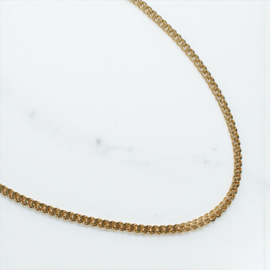 10K YG Franco Link Chain / 4.9gr / 2.4mm / 16in /