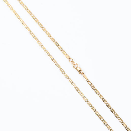 10K YG Mariner Chain / 2.85gr / 2.2mm / 18in /