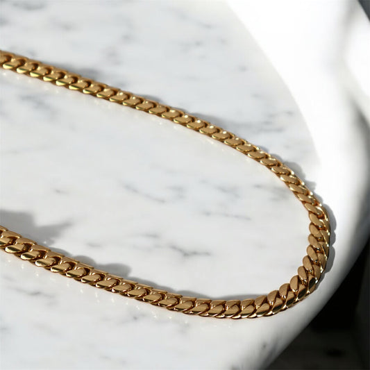 Chain Cuban Links 10K YG Size 8.5 mm / 24 in Weight 111.5Gr