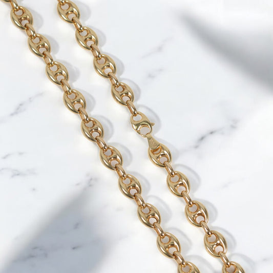 10K Yellow Gold Gc Chain / 19.4gr / 8.3mm / 18in