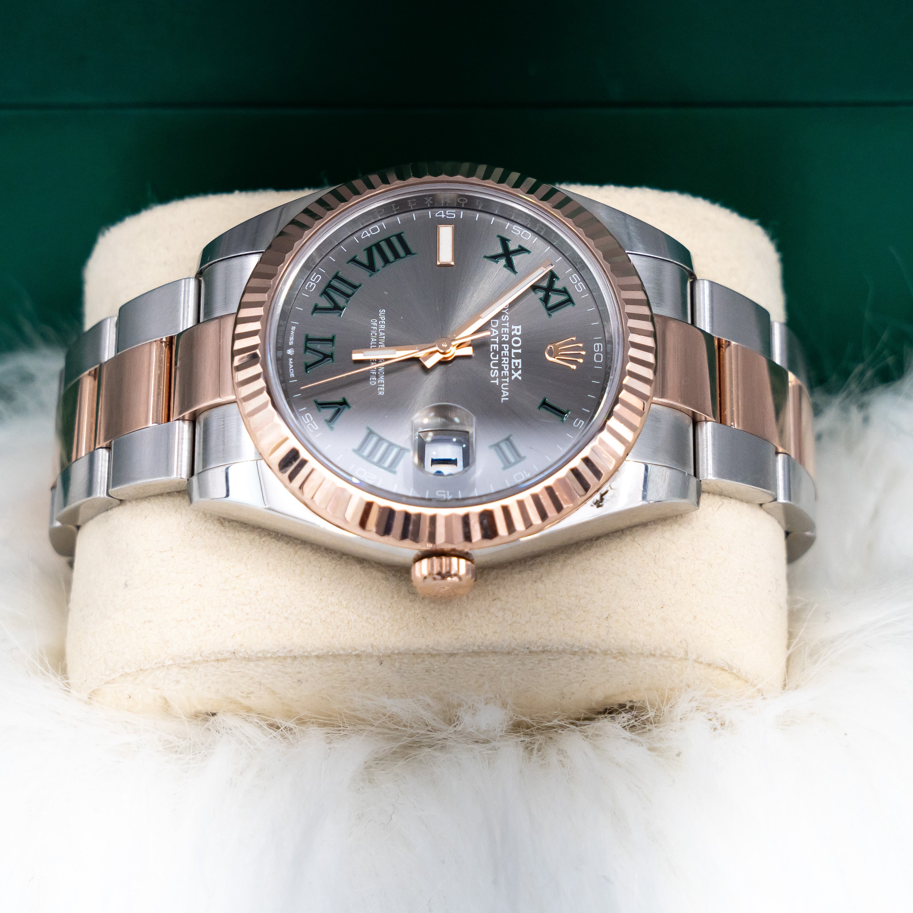 Rolex Wimbledon 2021 Oyster Band Two Tone Rose 41Mm