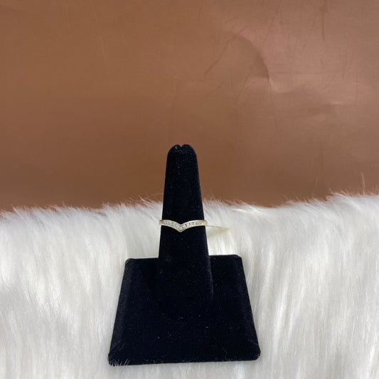 14K White Gold Diamond Luxury Engagement Ring Ct Dia / 2gr / Size 7