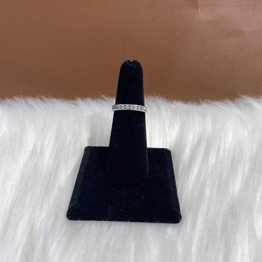 Platinum White Gold Diamond Fashion Ring Ct Dia / 4.1gr / Size 5