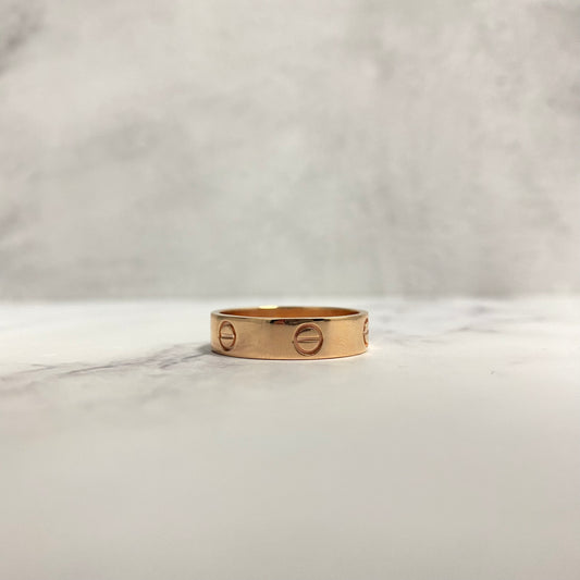 18K Rose Gold Cartier Original Ring / 6.7gr / Size 10.5