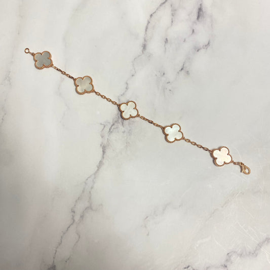 18K Rose Gold Van Cleef Bracelet / 10.8gr / 2.1mm / 8in