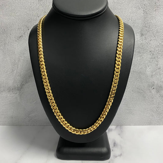 10K Yellow Gold Cuban Links / 119.7gr / 8mm / 26in