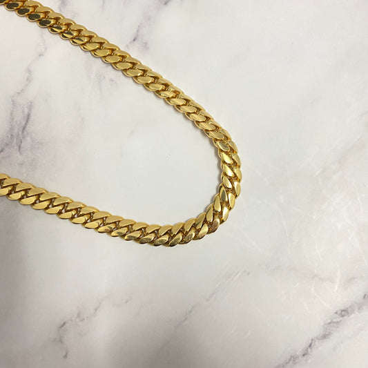 10K Yellow Gold Cuban Links / 198.1gr / 11mm / 24in