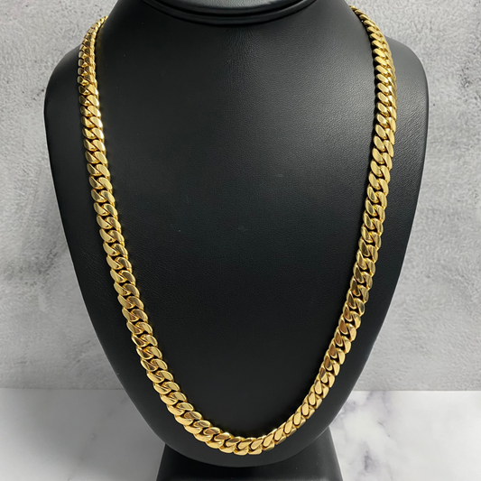 10K Yellow Gold Cuban Links / 136.1gr / 9.3mm / 24in