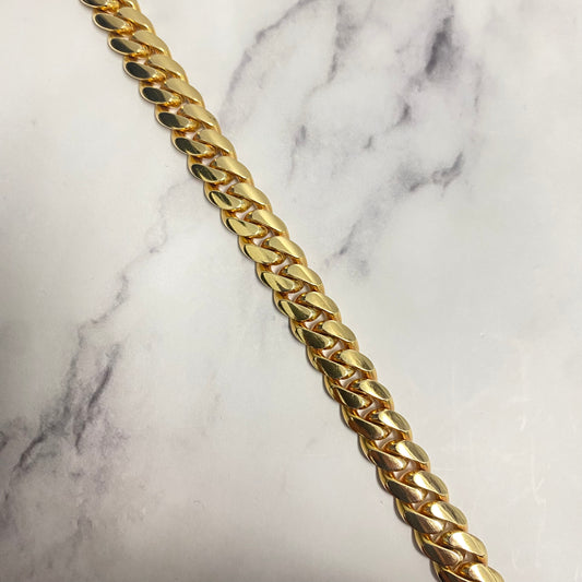 10K Yellow Gold Cuban Links / 175.8gr / 10.3mm / 24in