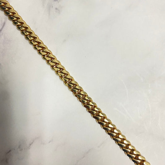 10K Yellow Gold Cuban Links / 84gr / 7mm / 24in