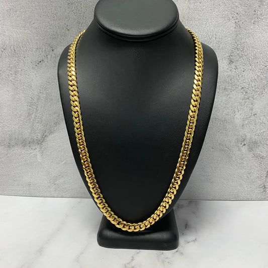 10K Yellow Gold Cuban Links / 108.1gr / 8.3mm / 24in