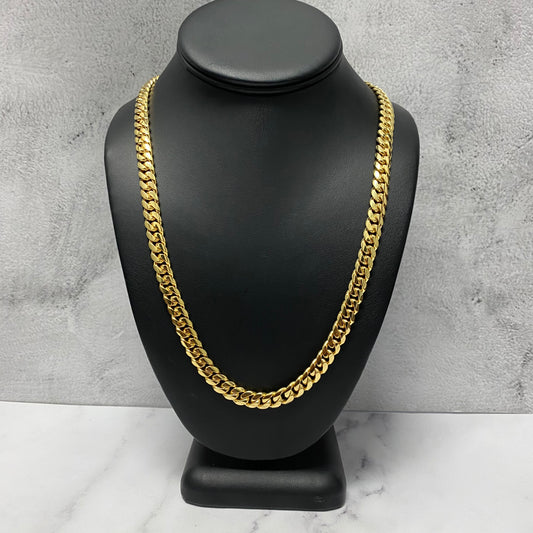 10K Yellow Gold Cuban Links / 102gr / 8.2mm / 22in