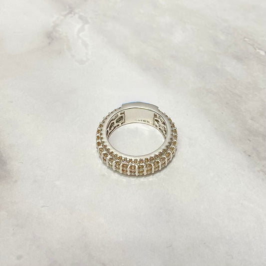 14K Yellow Gold Diamond Luxury Ring 3Ct Dia / 14.64gr / Size 10.5