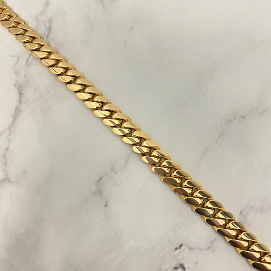 10K Yellow Gold Cuban Links / 149gr / 10mm / 22.5in