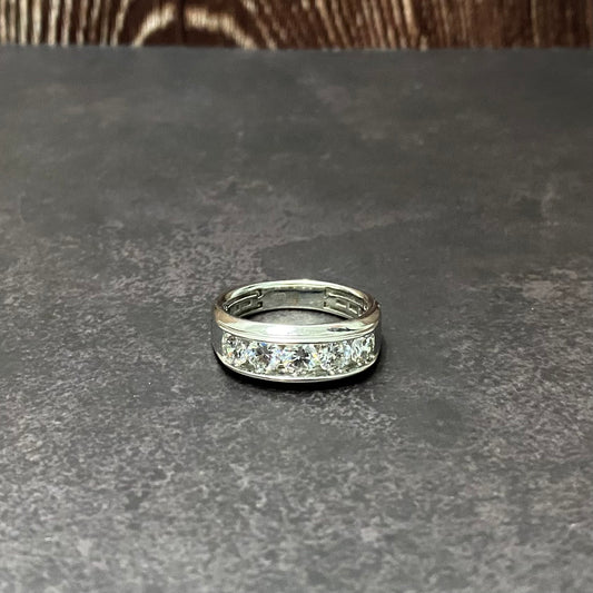 14K White Gold Lab Diamond Luxury Engagement Ring 1.92Ct Lab Dia Vs / 8.47gr / Size 10