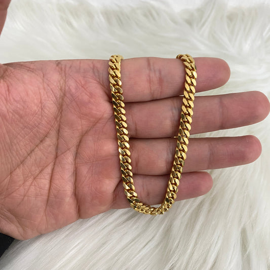 10K Yellow Gold Micro Cuban / 51.3gr / 5.7mm / 22in