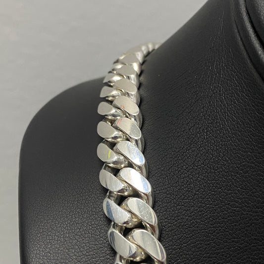 Silver Cuban Links / 152.28gr / 10.3mm / 24in