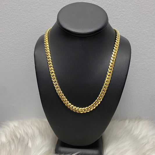 10K Yellow Gold Cuban Links / 123.86gr / 9mm / 20in