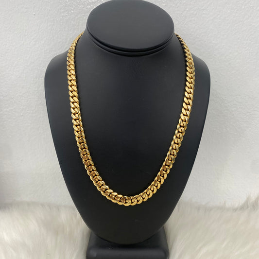 10K Yellow Gold Cuban Links / 108gr / 8.8mm / 20in