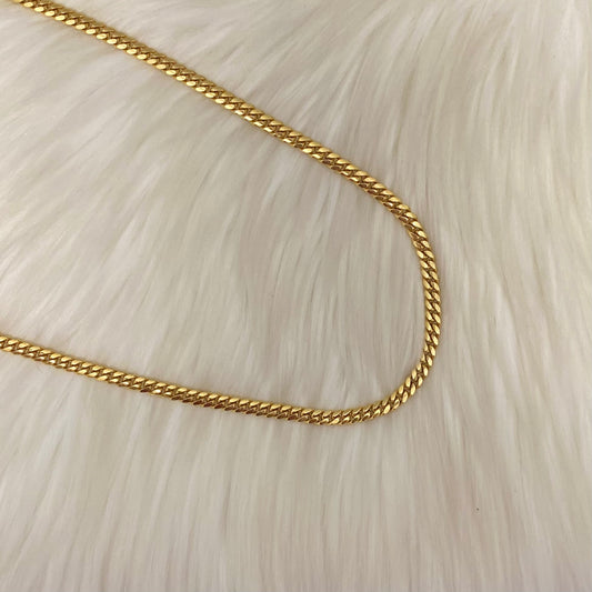 14K Yellow Gold Micro Cuban / 50.6gr / 5mm / 24in