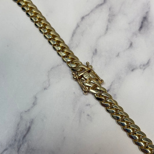 10K Yellow Gold Cuban Links / 140.9gr / 10.8mm / 18.5in