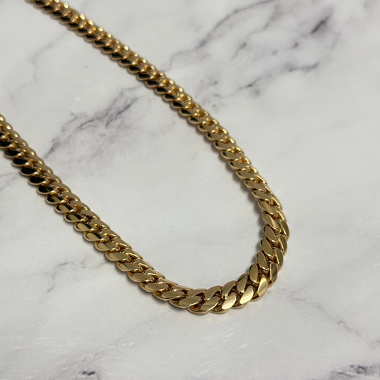 10K Yellow Gold Cuban Links / 167.5gr / 10.3mm / 24in