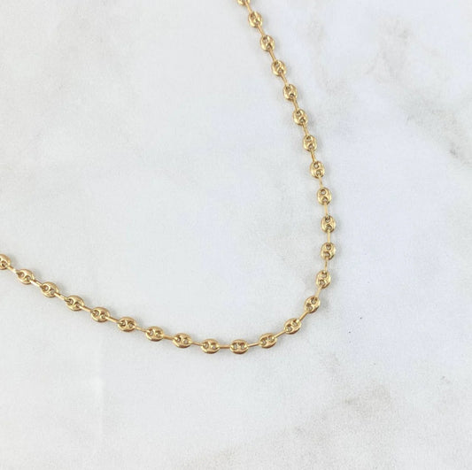18K Yellow Gold Gc Chain / 4.6gr / 3.7mm / 16in