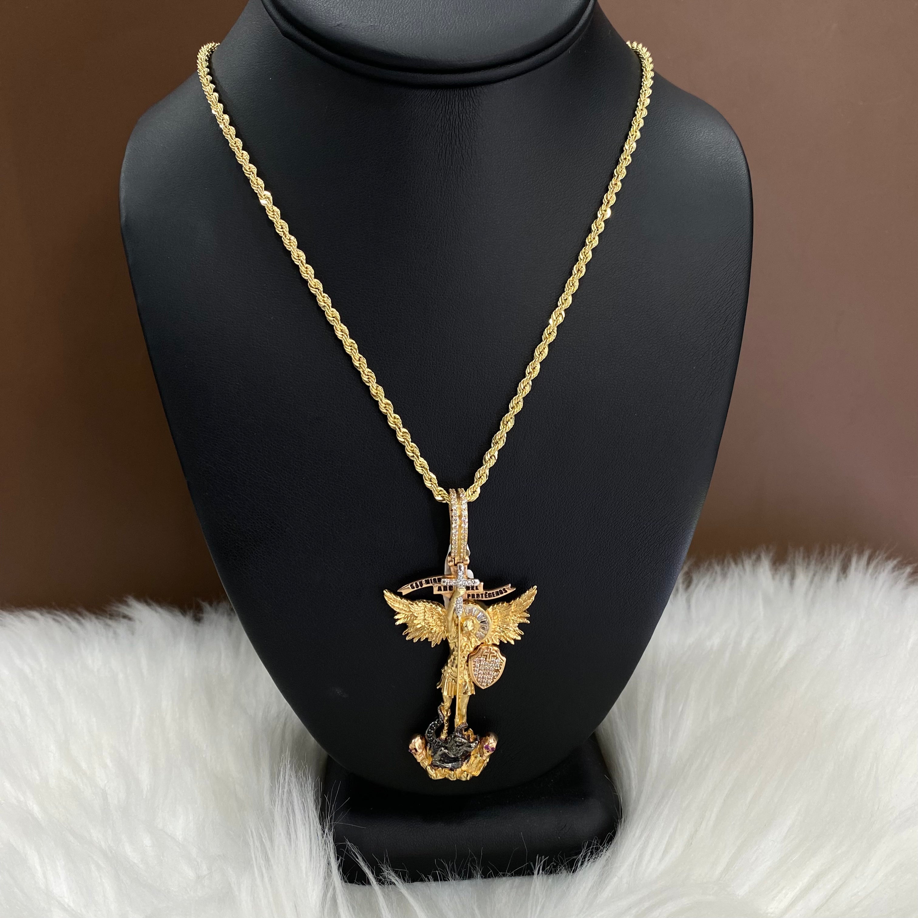 San miguel arcangel necklace discount